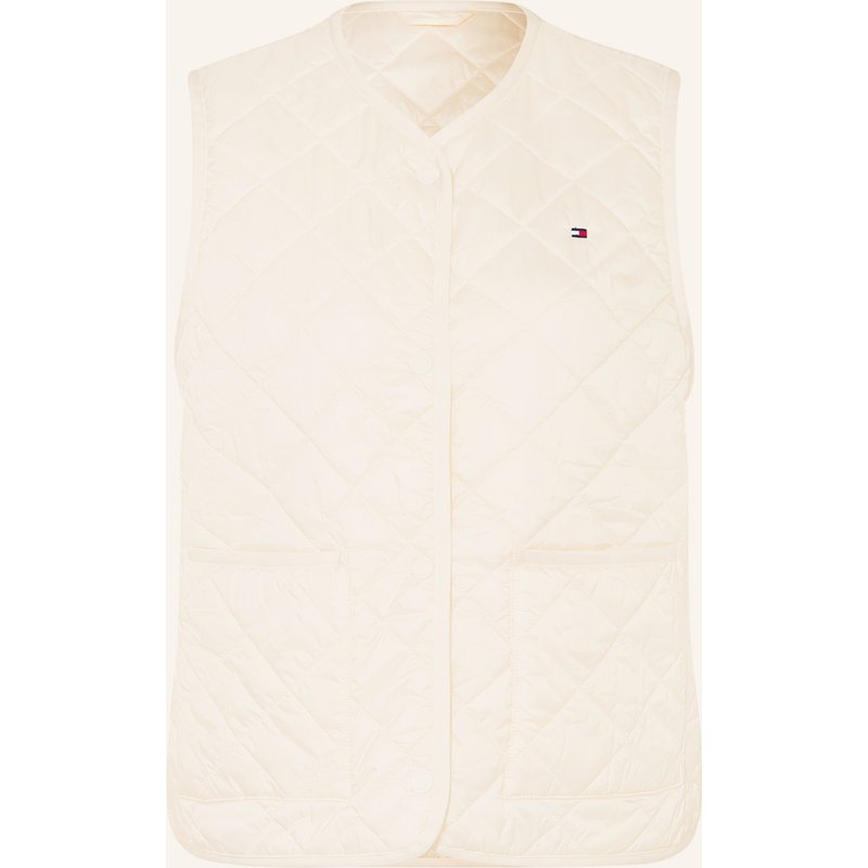 Tommy Hilfiger Steppweste Aus Satin weiss
