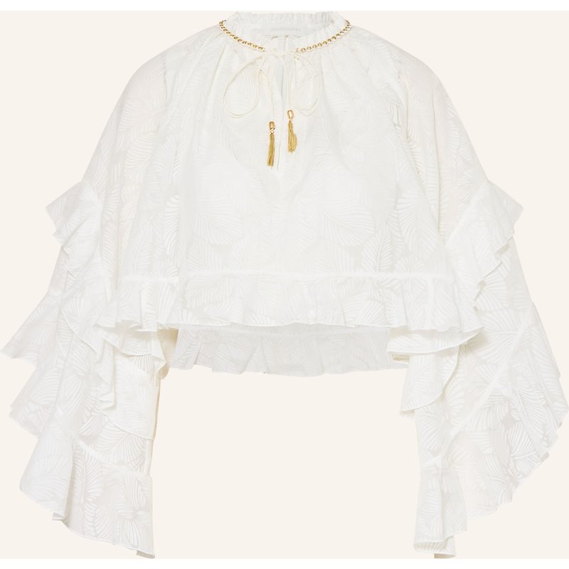 Zimmermann Blusenshirt Daylight Mit Volants weiss
