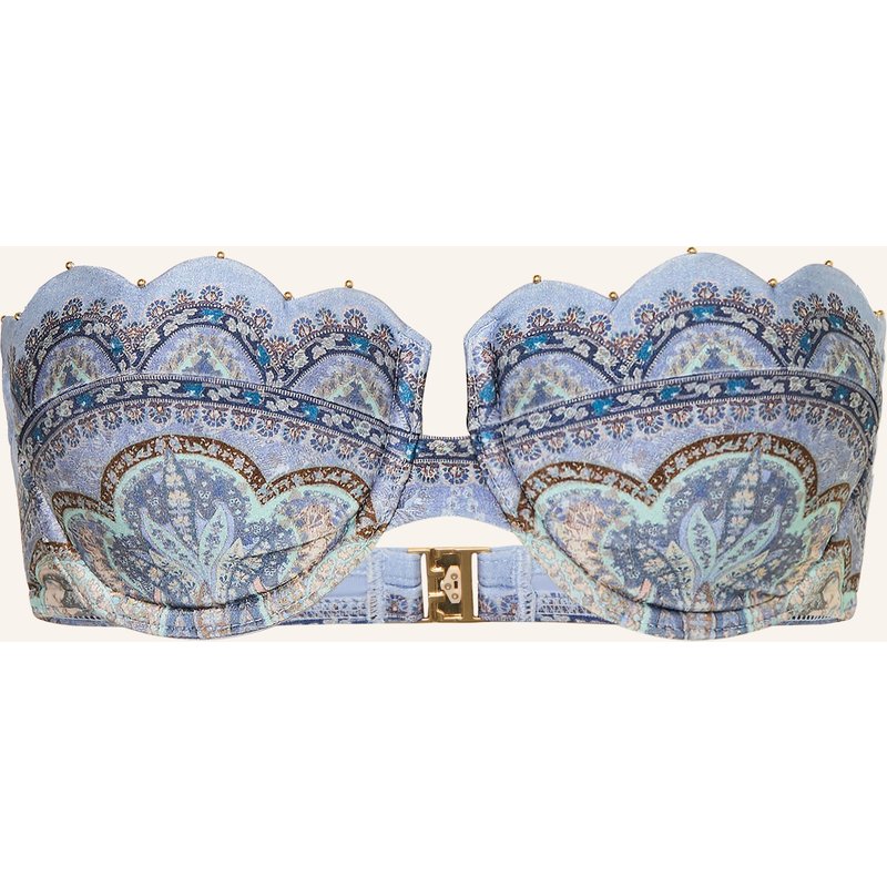 Zimmermann Bügel-Bikini-Top Wanderlust blau