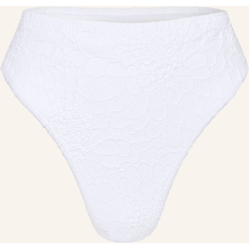 Farm Rio Highwaist-Bikini-Hose White Gerbera Daisy weiss