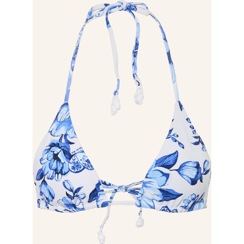 Farm Rio Triangel-Bikini-Top Porcelain Chita blau