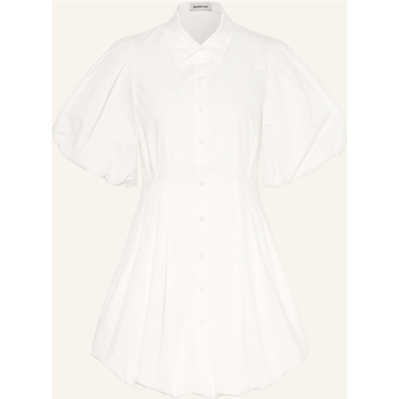 Simkhai Hemdblusenkleid Cleo weiss
