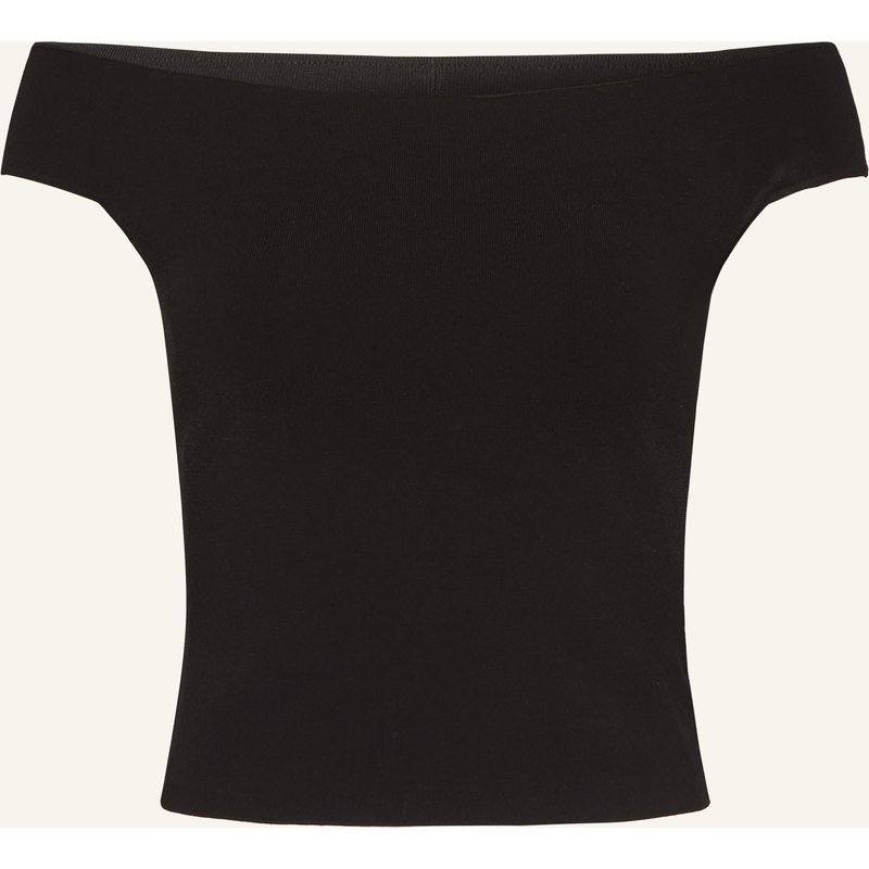 Simkhai Cropped-Strickshirt Dalton schwarz