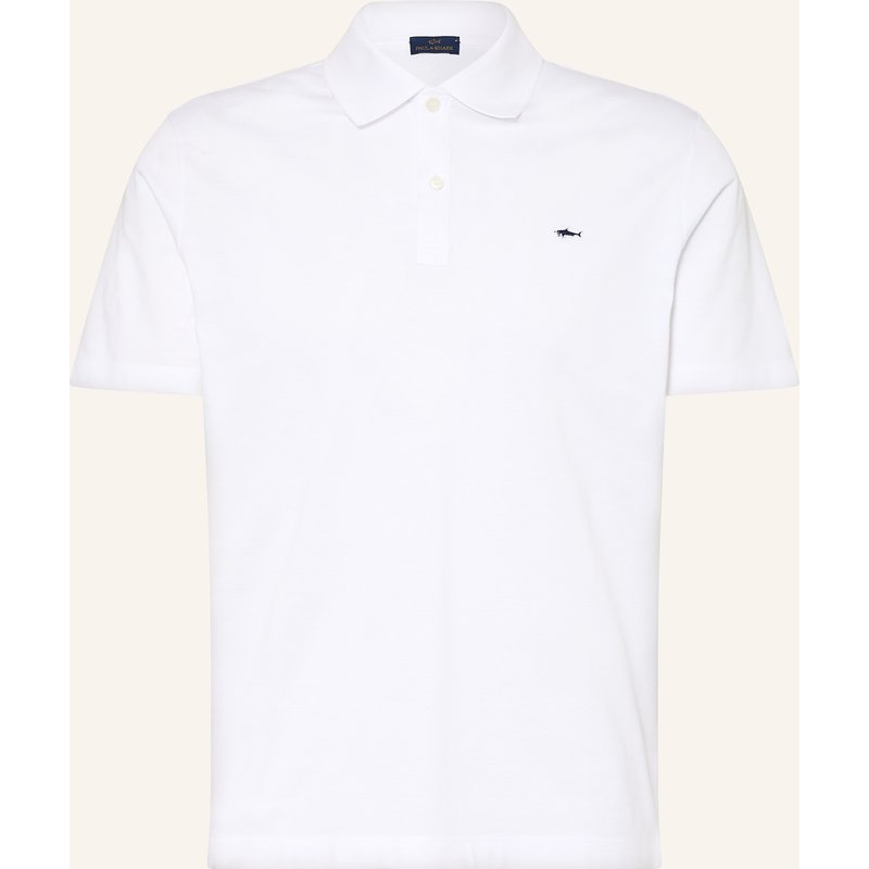 Paul & Shark Piqué-Poloshirt weiss