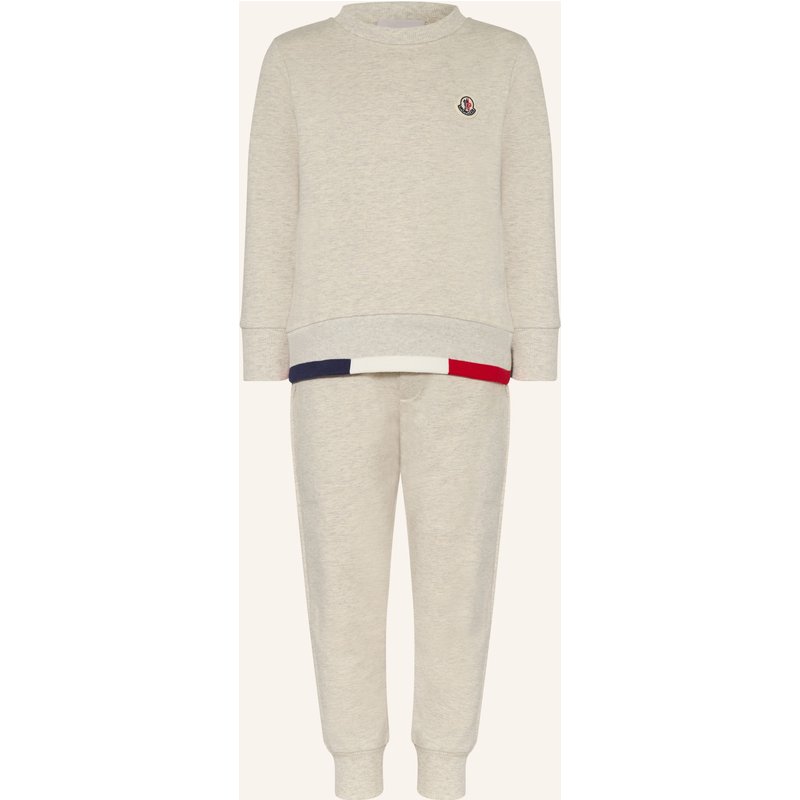 Moncler Enfant Set: Sweatshirt Und Sweatpants grau