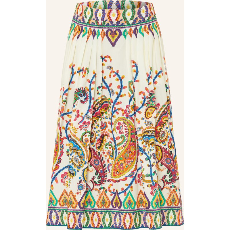 Etro Faltenrock weiss