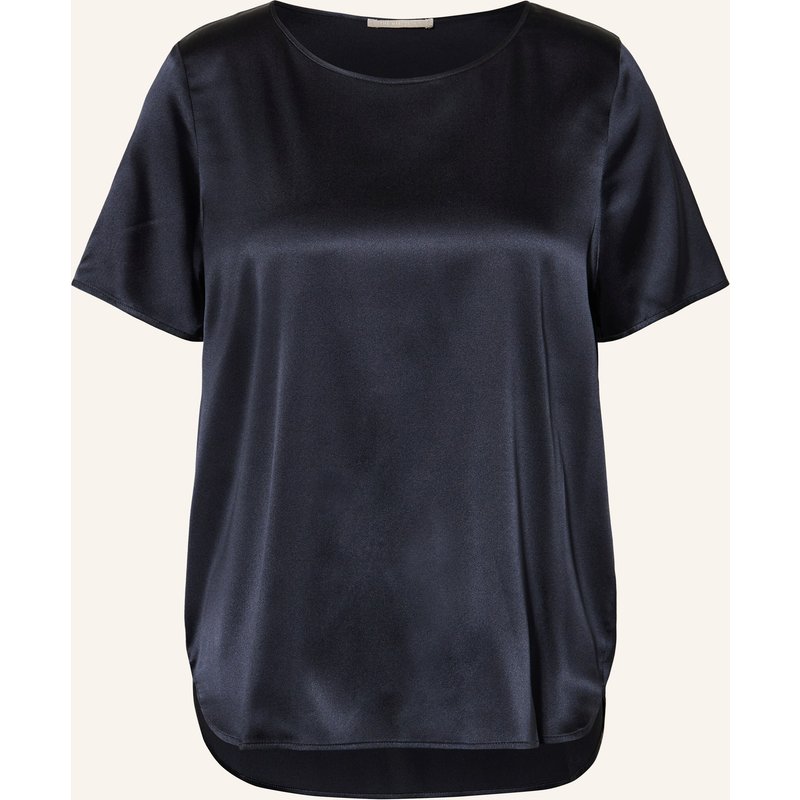 (The Mercer) N.Y. Blusentop Aus Seide blau