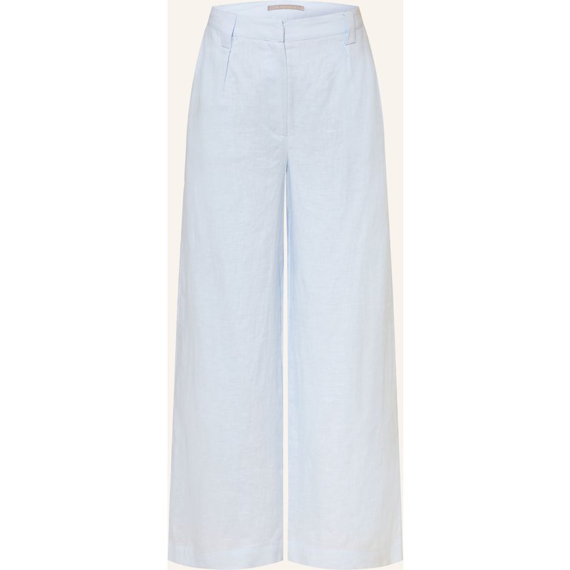(The Mercer) N.Y. Marlenehose Aus Leinen blau