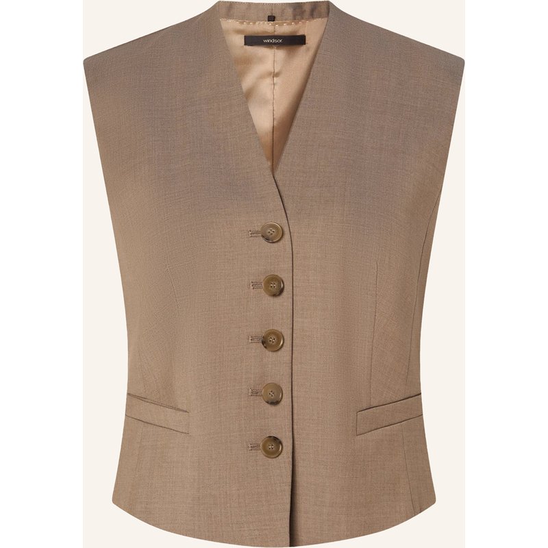Windsor. Blazerweste beige