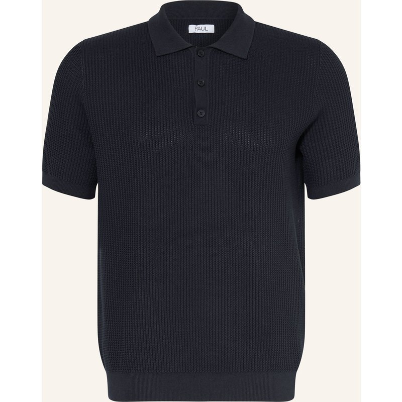 Paul Strick-Poloshirt blau