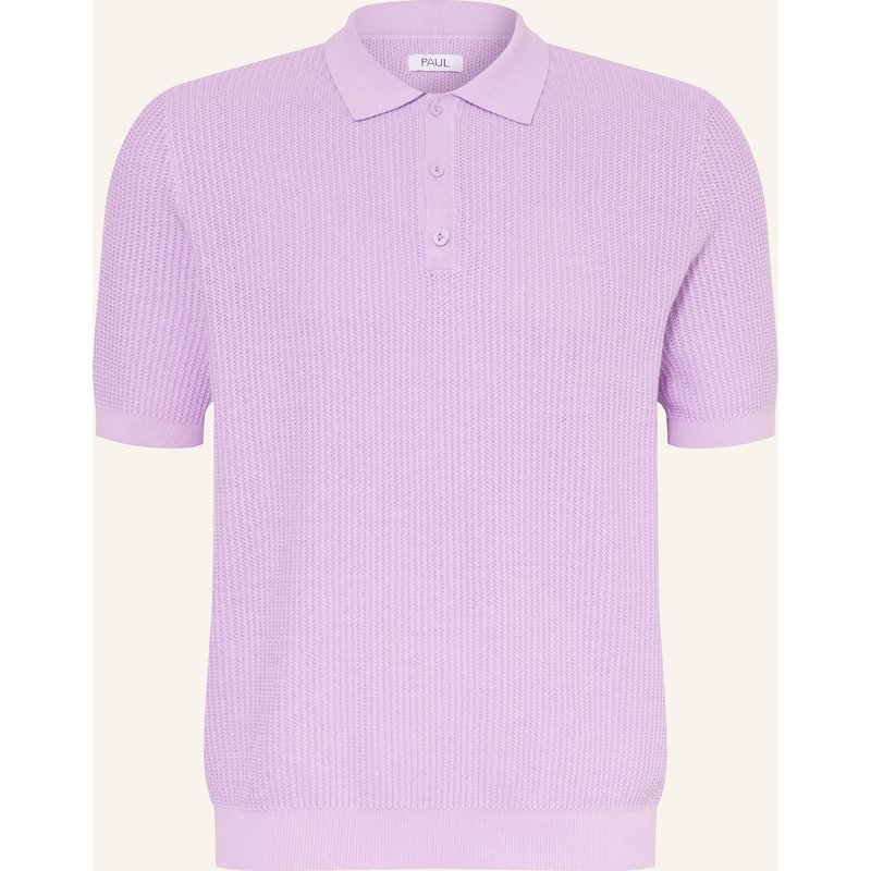 Paul Strick-Poloshirt lila