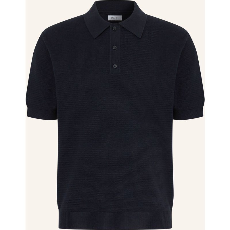 Paul Strick-Poloshirt blau