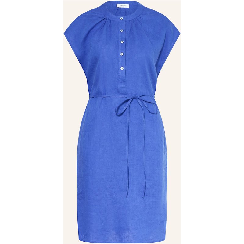 Darling Harbour Leinenkleid blau