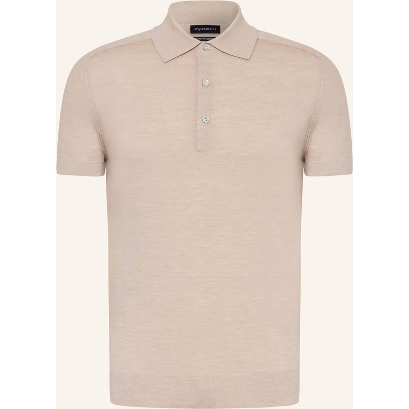 Strokesman's Strick-Poloshirt blau