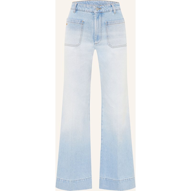 Victoria Beckham Wide Leg Jeans Alina blau