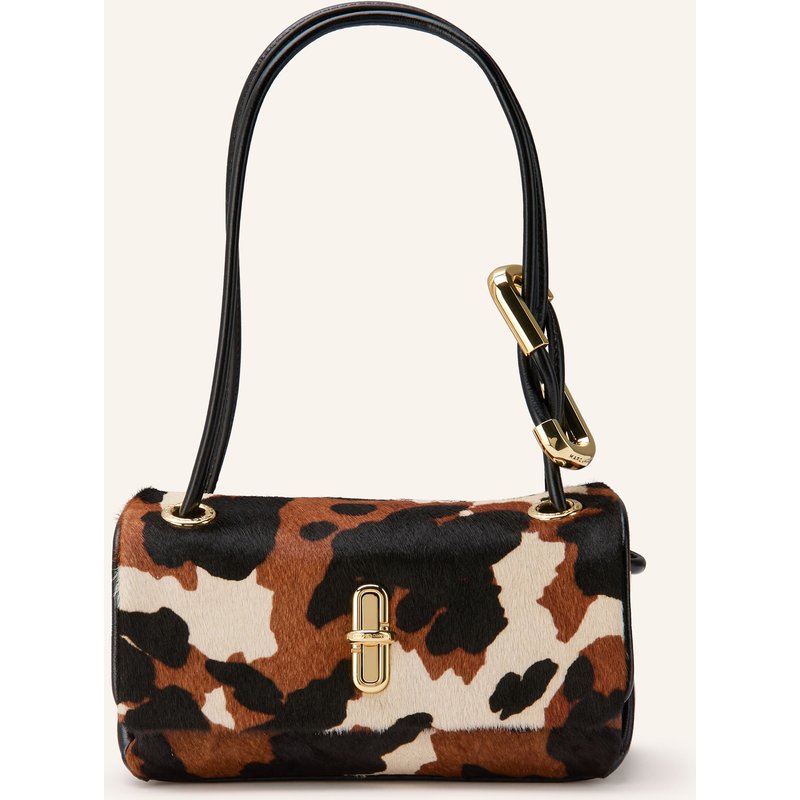 Marc Jacobs Schultertasche The Cow Haircalh Mini Dual braun
