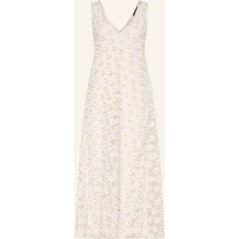 Luisa Cerano Mesh-Kleid weiss