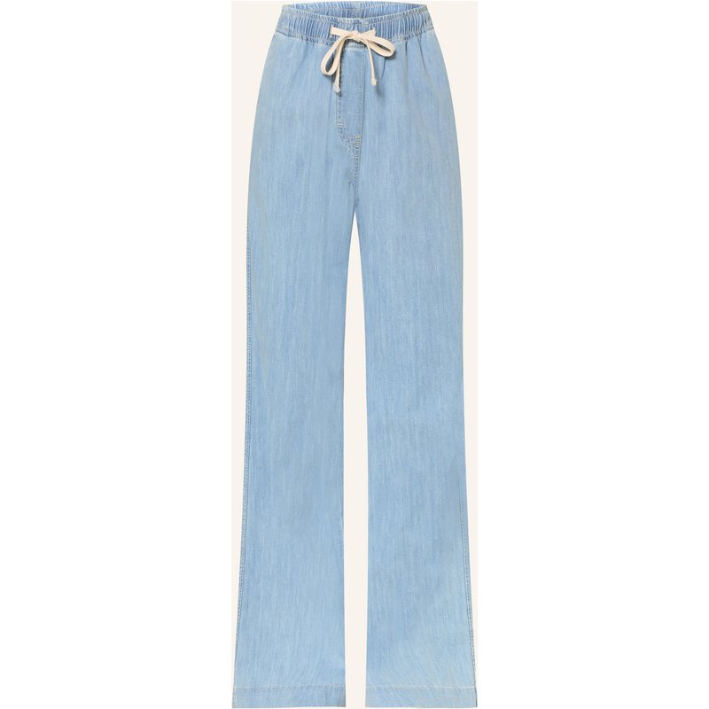 Juvia Wide Leg Jeans Nadine blau
