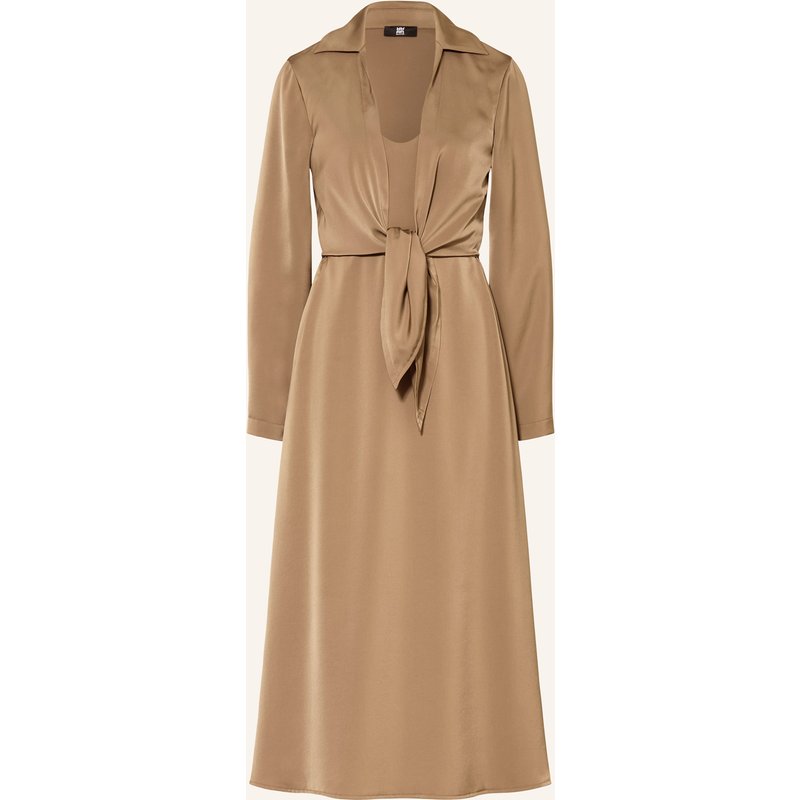 Riani Kleid In Wickeloptik braun