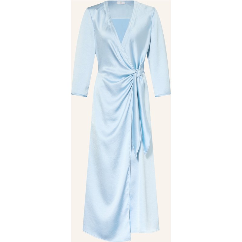 Riani Wickelkleid Aus Satin blau
