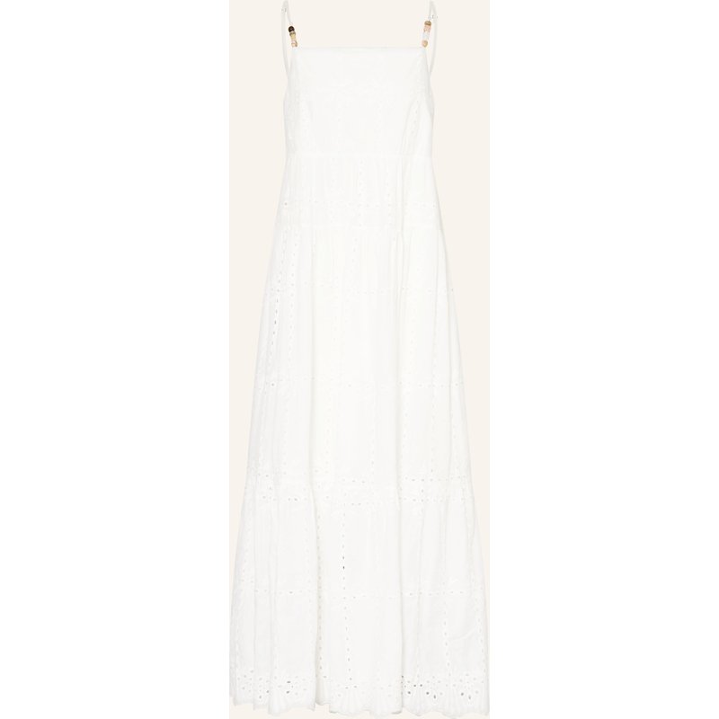 Riani Kleid Mit Lochspitze weiss