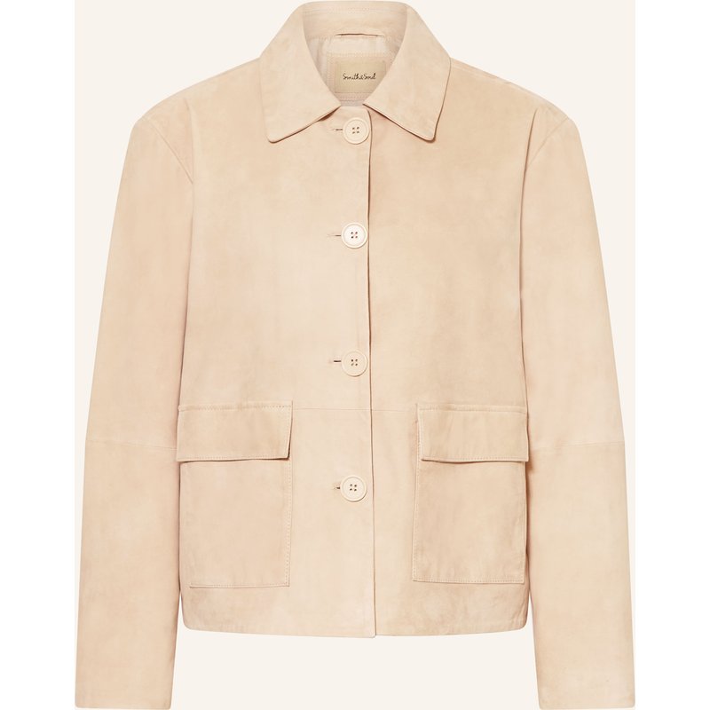 Smith & Soul Lederjacke beige