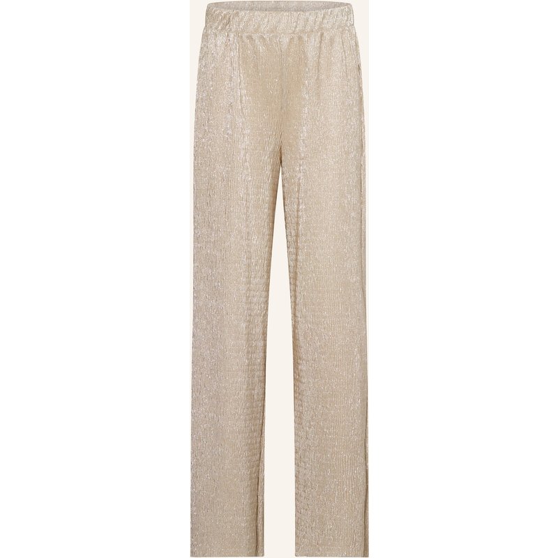 Garcia Hose Mit Glitzergarn silber