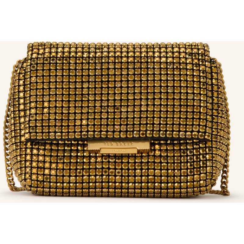 Ted Baker Micro Bag Gliters Mit Schmucksteinen gold