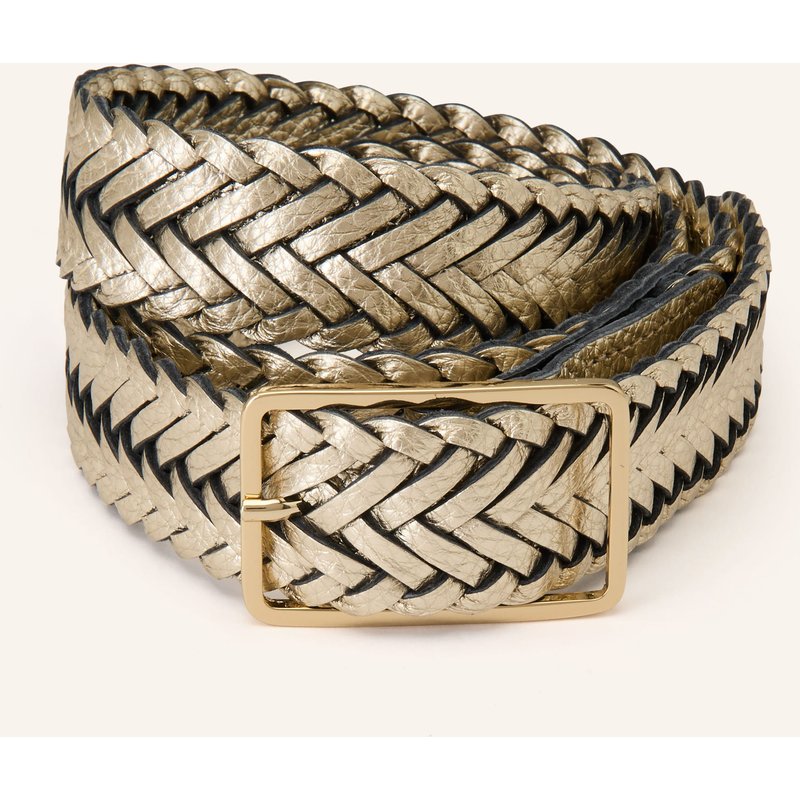 Abro Ledergürtel gold