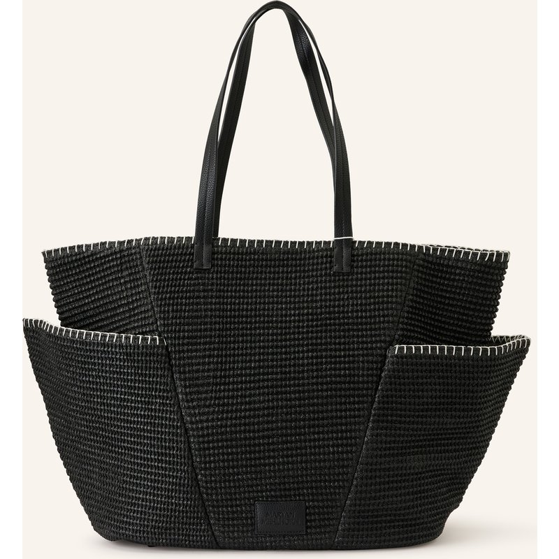 Maryan Mehlhorn Strandtasche Florascape schwarz