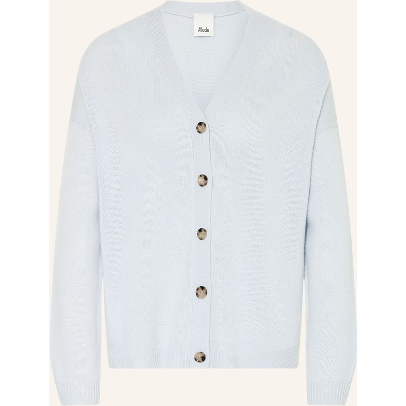 Allude Strickjacke Aus Cashmere blau