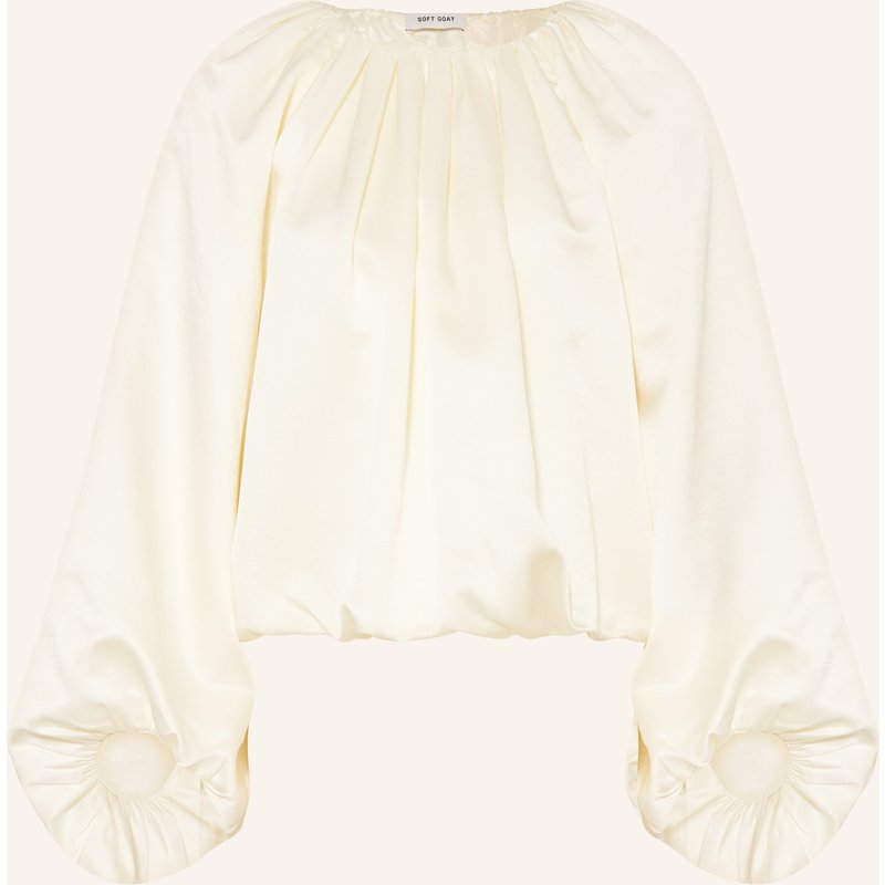 Soft Goat Blusenshirt weiss