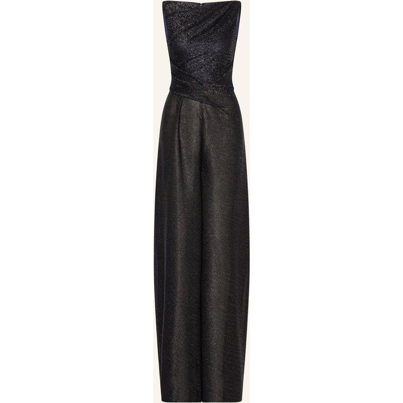 Talbot Runhof Jumpsuit Mit Glitzergarn blau