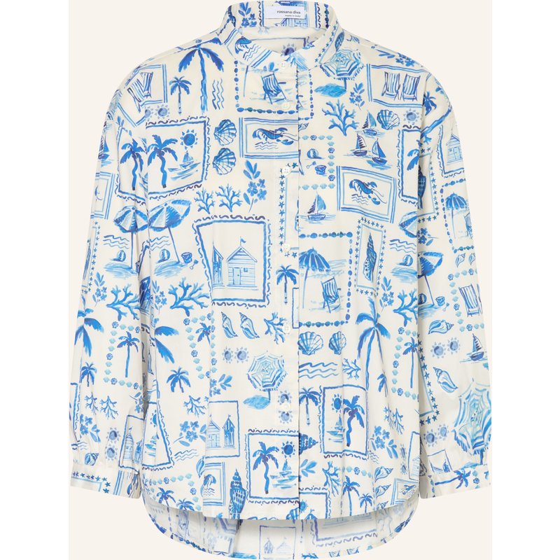 Rossana Diva Bluse Mit 3/4-Arm blau
