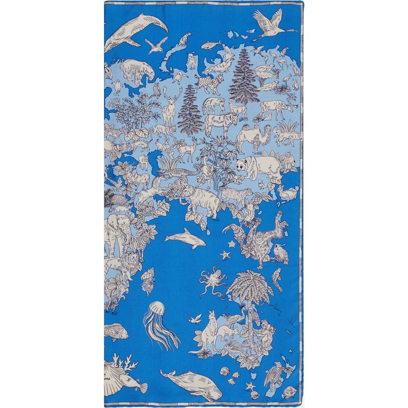 Inoui Editions Seidentuch blau