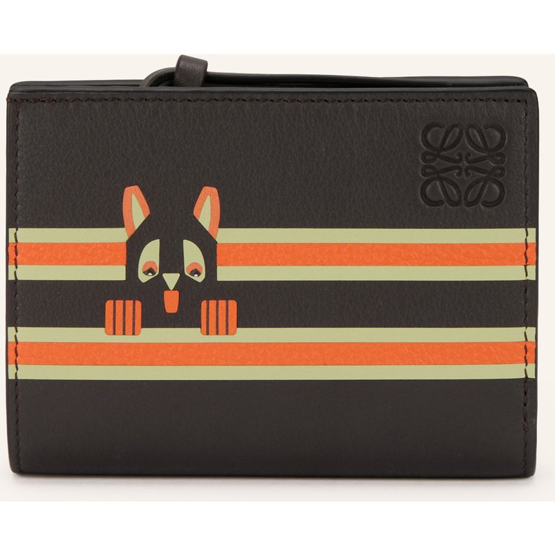 Loewe Geldbörse Futurist Cat braun