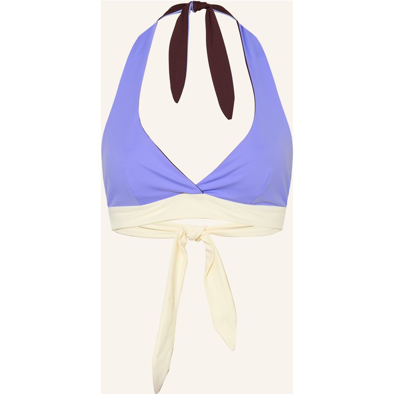 Mymarini Neckholder-Bikini-Top Neckholder Top Zum Wenden lila