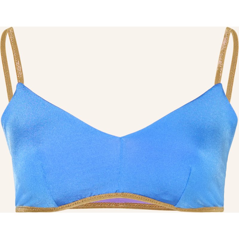Mymarini Bralette-Bikini-Top Classic Shine Zum Wenden lila