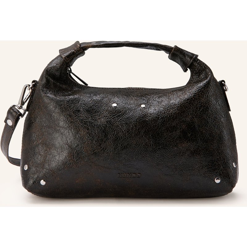 Núnoo Handtasche Dandy Pélé Mit Nieten braun