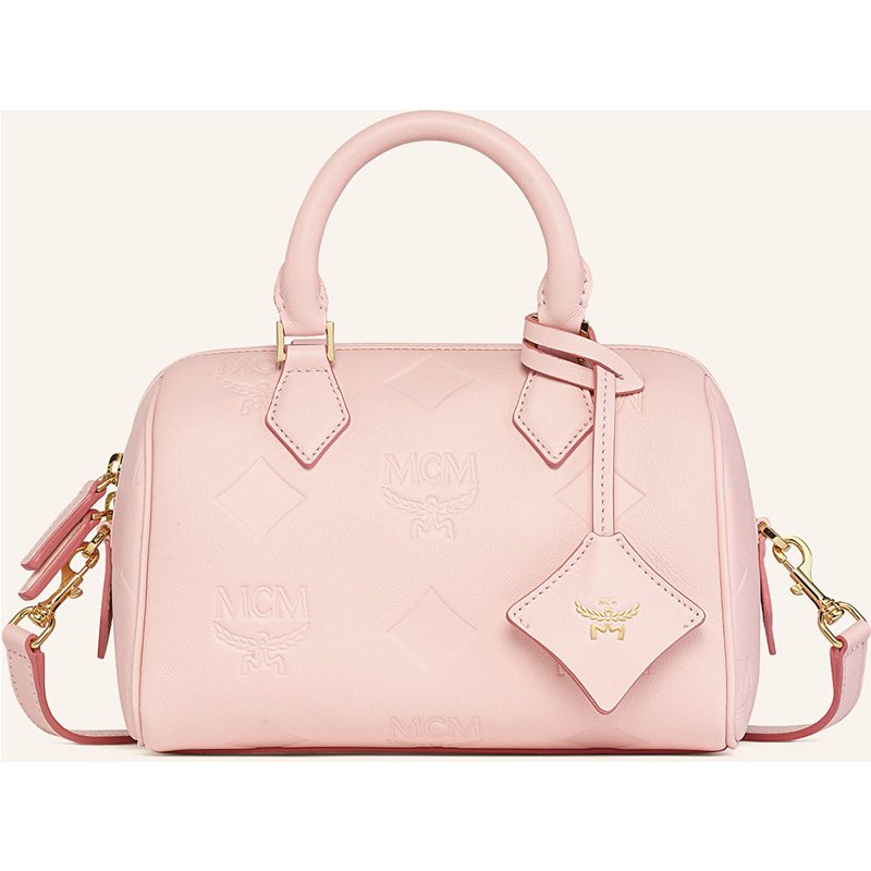 Mcm Handtasche Ella Boston Small rosa