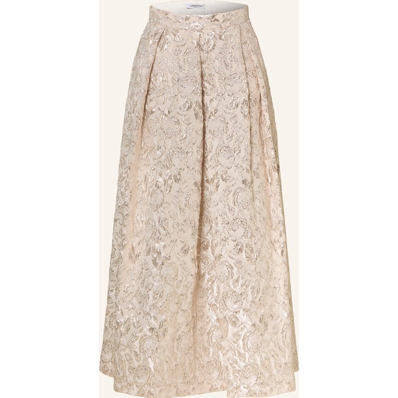 Lunatica Milano Jacquard-Rock Mit Glitzergarn silber