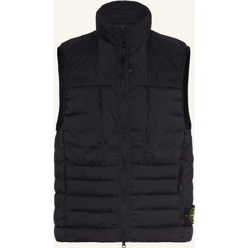 Stone Island Daunenweste schwarz