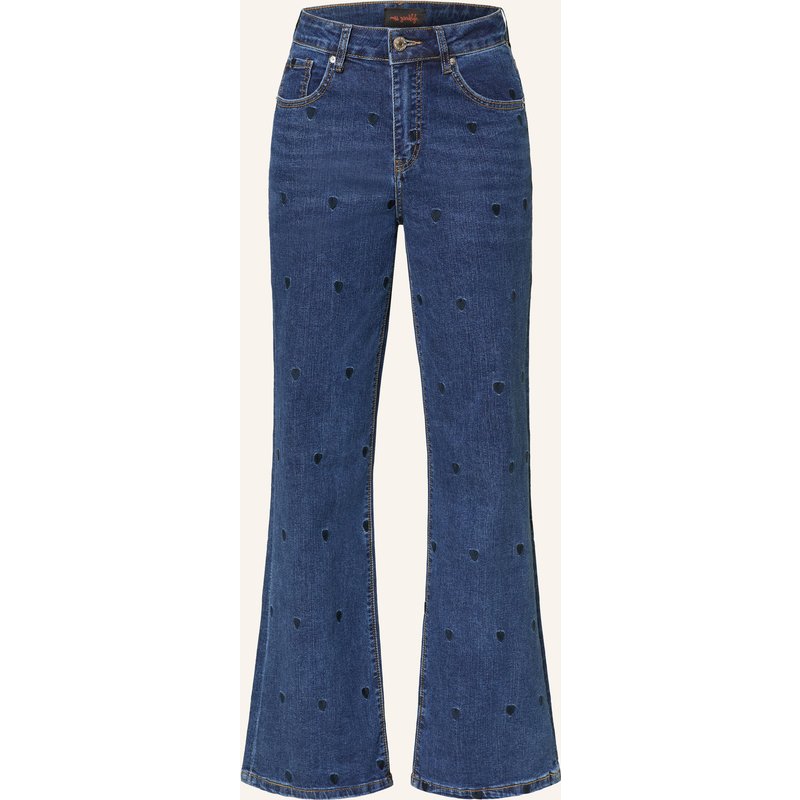 Miss Goodlife Straight Jeans blau