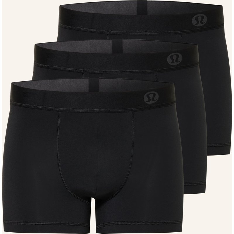 Lululemon 3er-Pack Boxershorts Aim schwarz