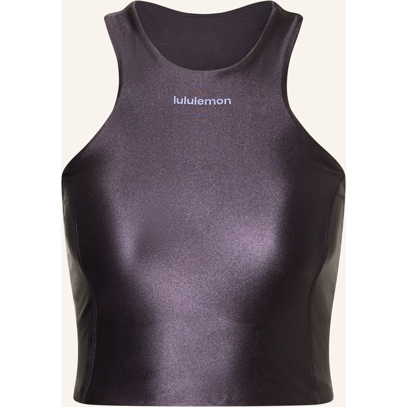 Lululemon Lauftop Satin Shine lila