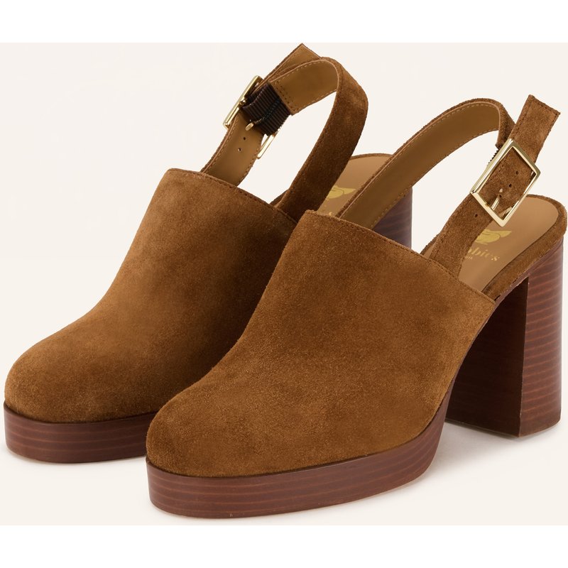 Bobbies Slingpumps Savannah braun