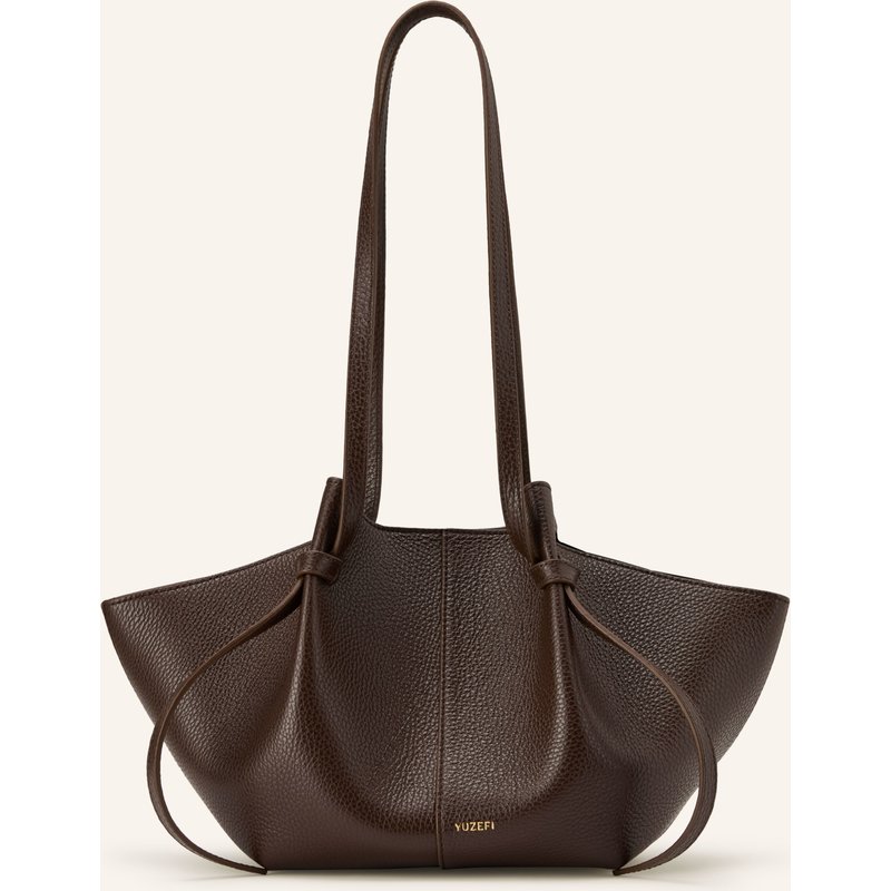 Yuzefi Schultertasche Mochi braun