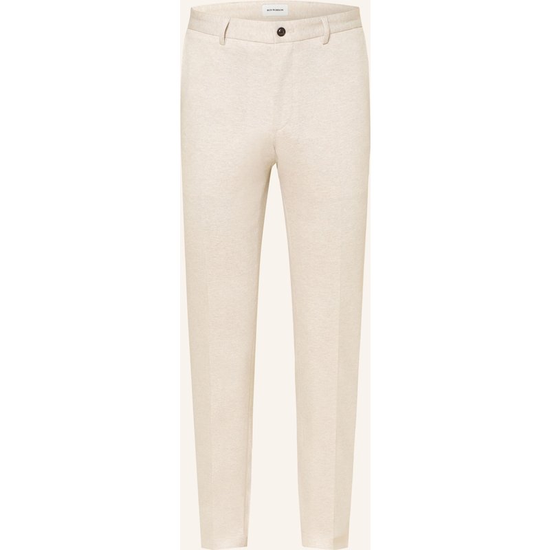 Roy Robson Anzughose Slim Fit beige