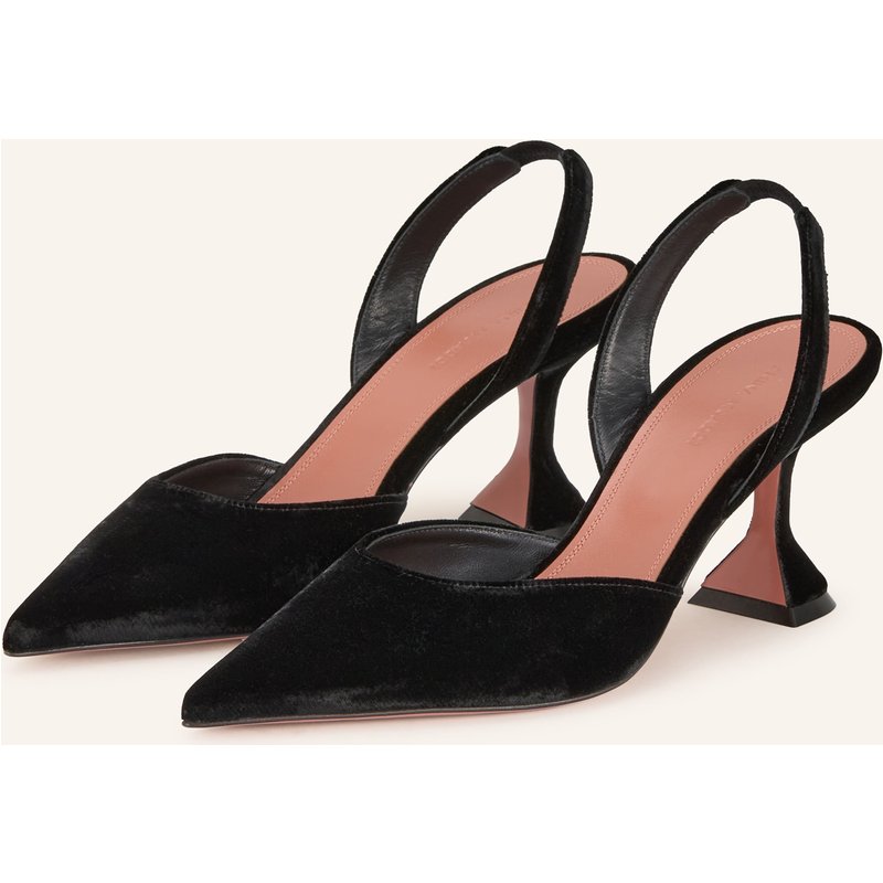 Amina Muaddi Slingpumps Holli schwarz