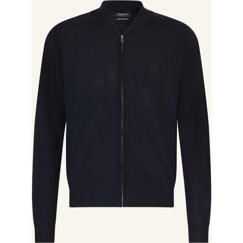 Strokesman's Strickjacke Aus Merinowolle blau